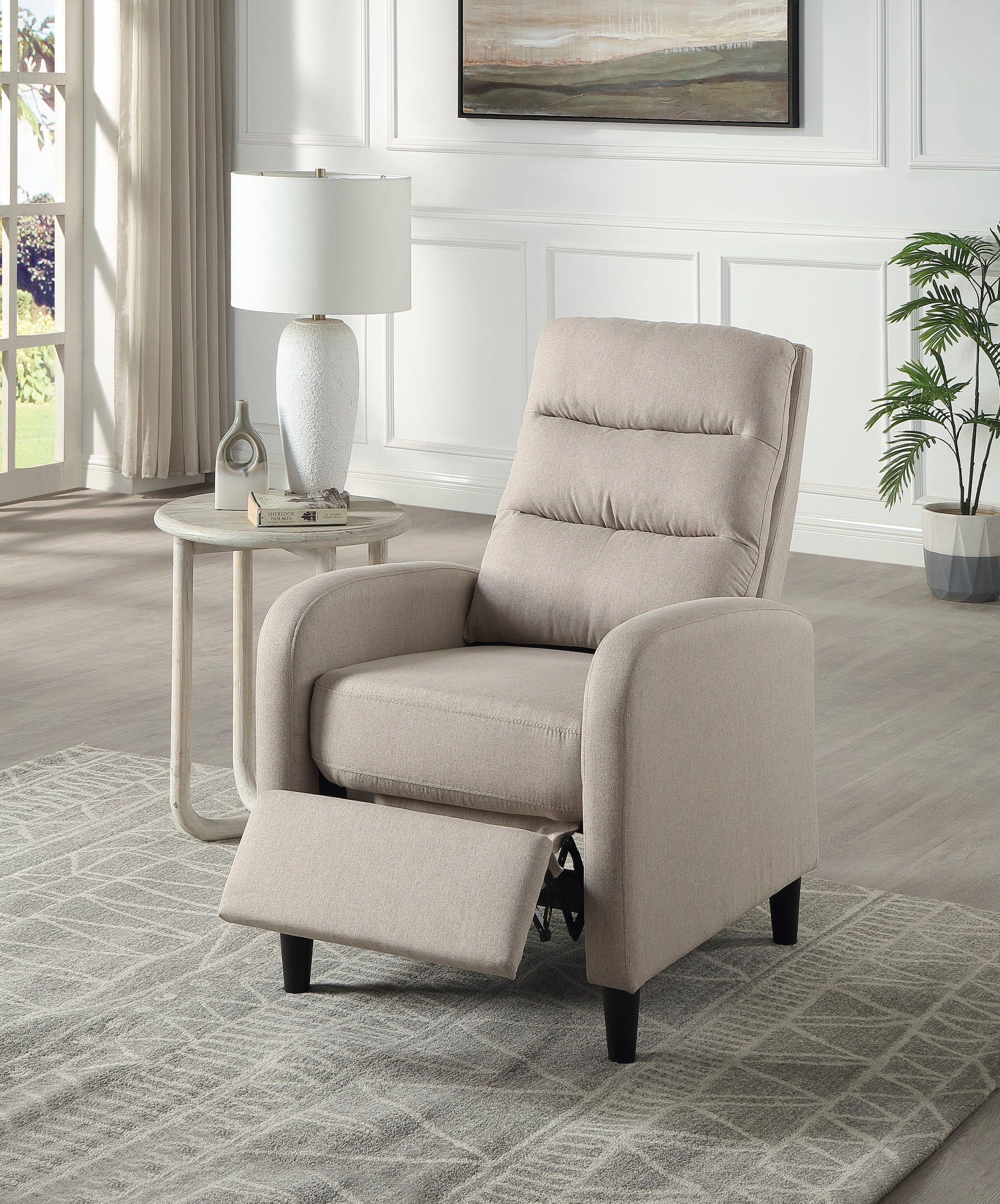 ATLANTIC home collection Relaxsessel »Tiago« mit Körperdruck aktivierbarer Relaxfunktion, Wellenunterfederung