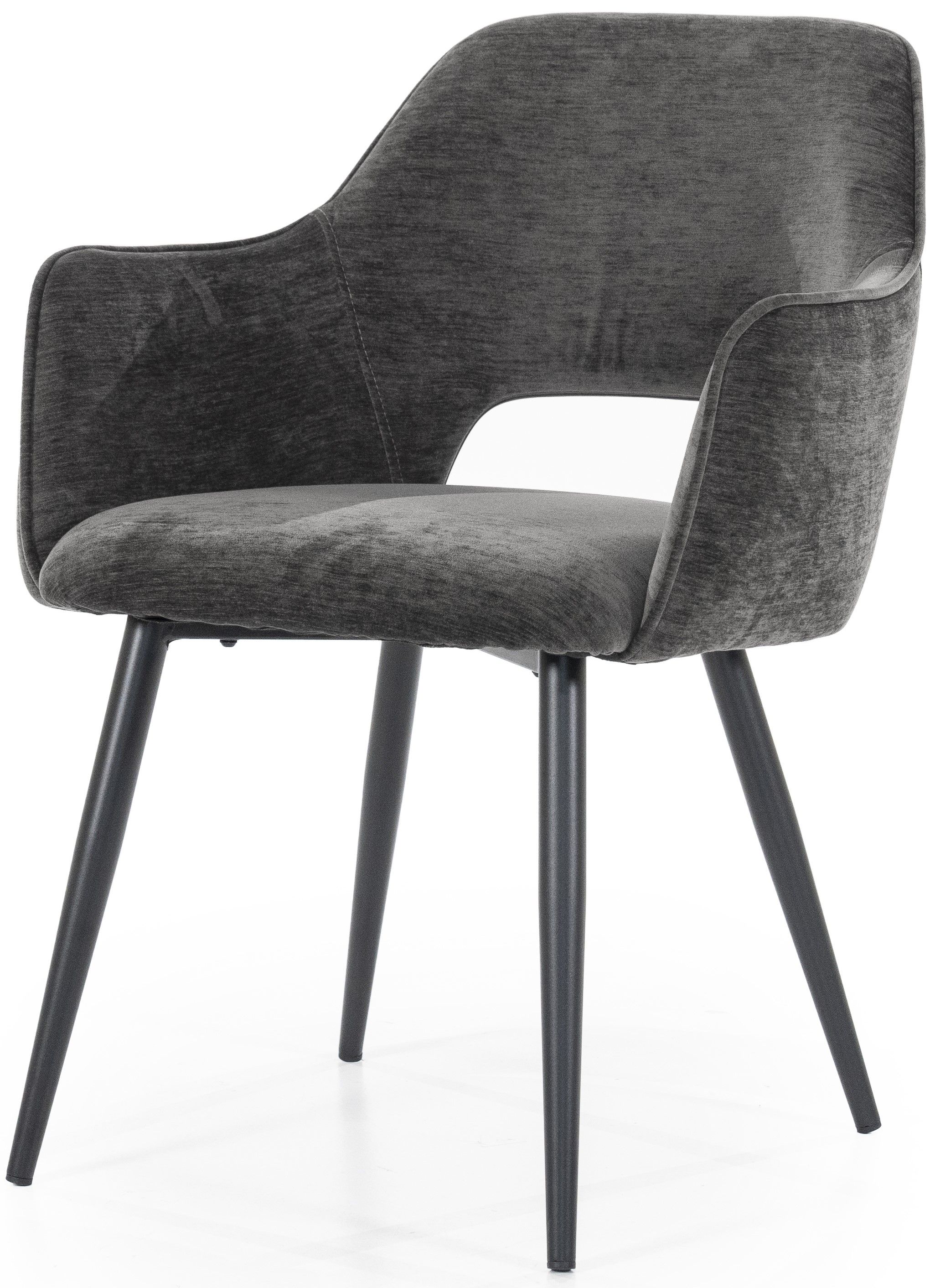Eetkamerstoel - antraciet Mellow | 95935 Esmee B58 x D57.5 x H81 cm