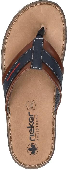 Rieker Comfortabele leren herenslipper Brown Heren