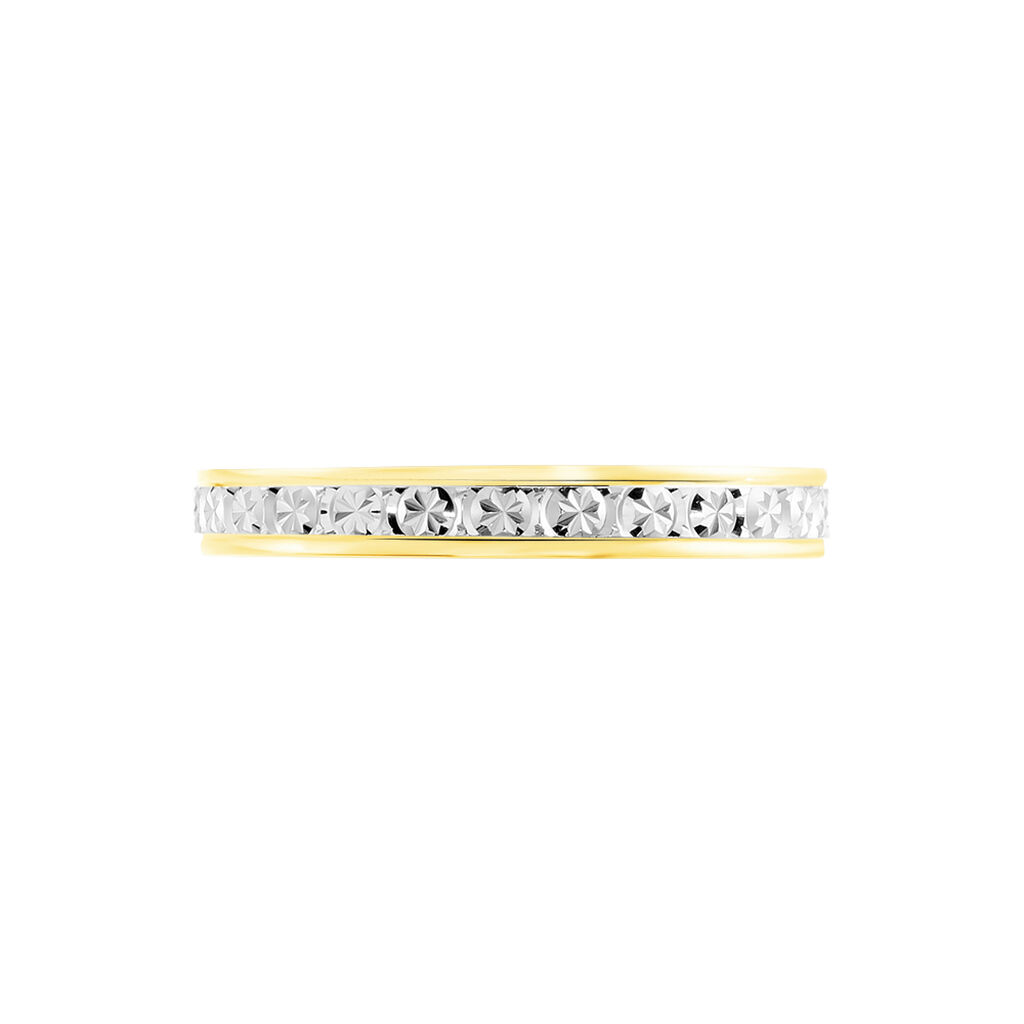 Alliance Venus Ruban Plat Or Bicolore