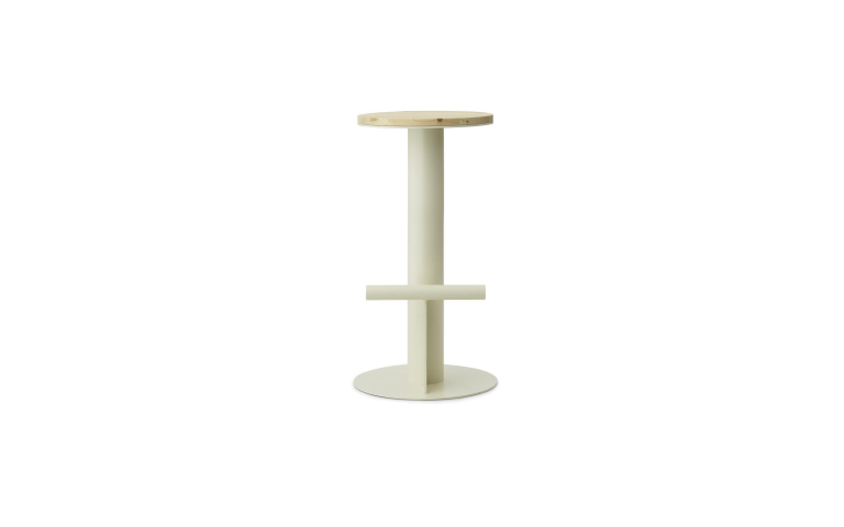 Normann Copenhagen Pole barkruk 75 zwart