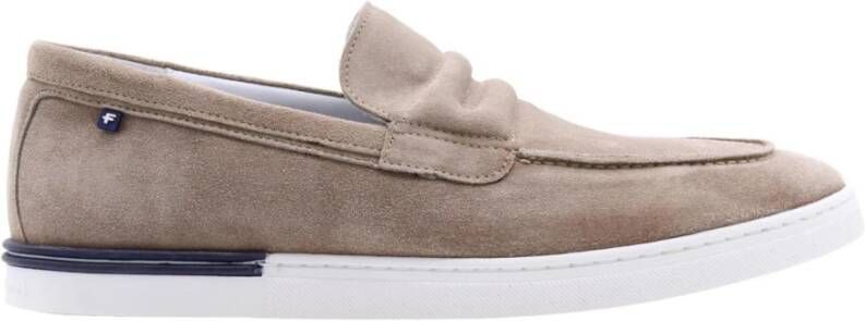 Floris van bommel 40025 De Dekker 01.04 Light Brown H-Wijdte Instapschoenen