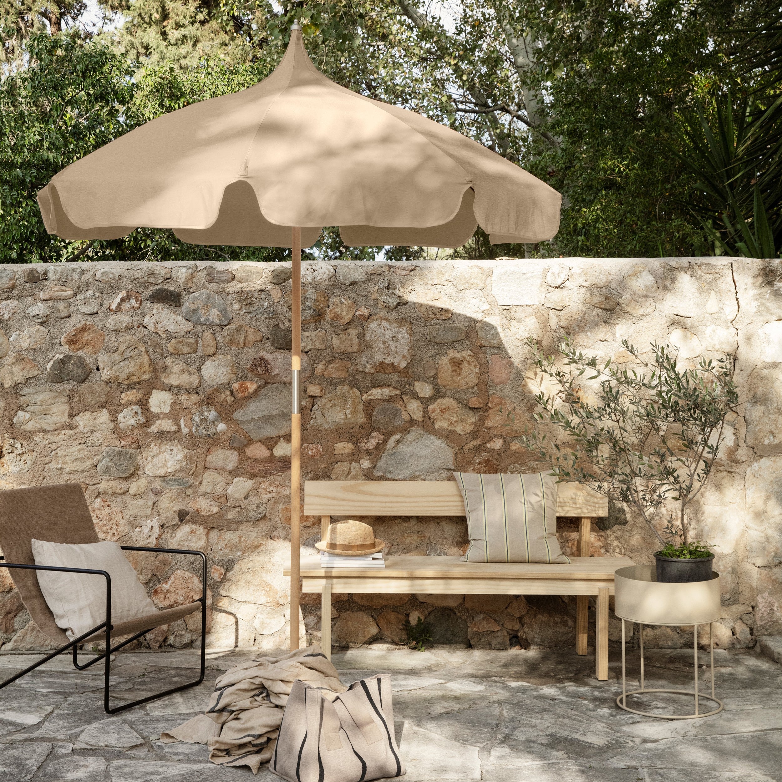 Ferm Living Lull Parasol - Cashmere