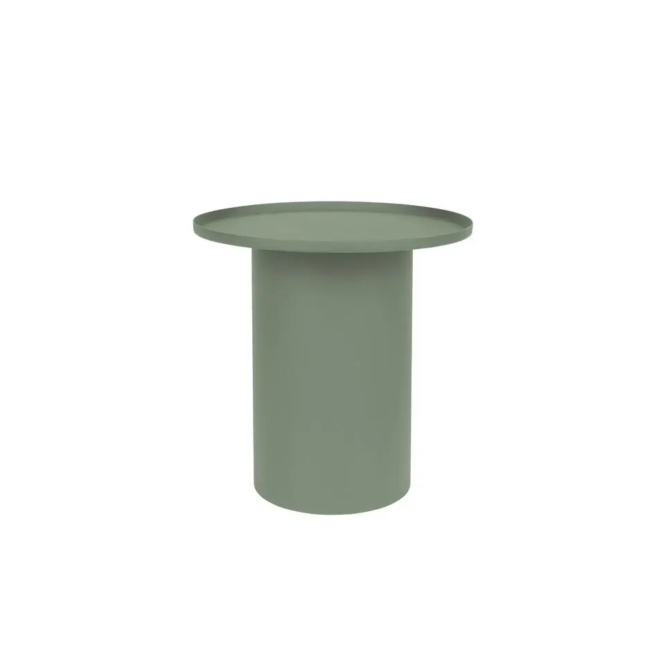 Housecraft Sverre Bijzettafel Rond Metaal 45,5x45,5 cm Groen