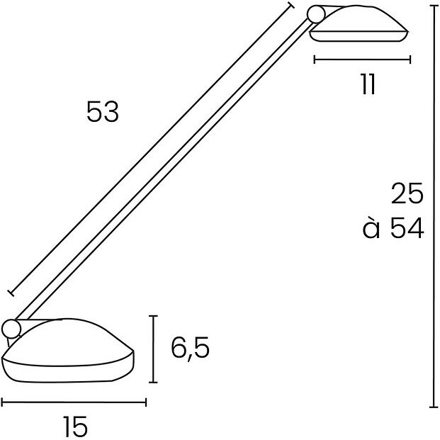 Lampe joker 2,0 unilux led bleu