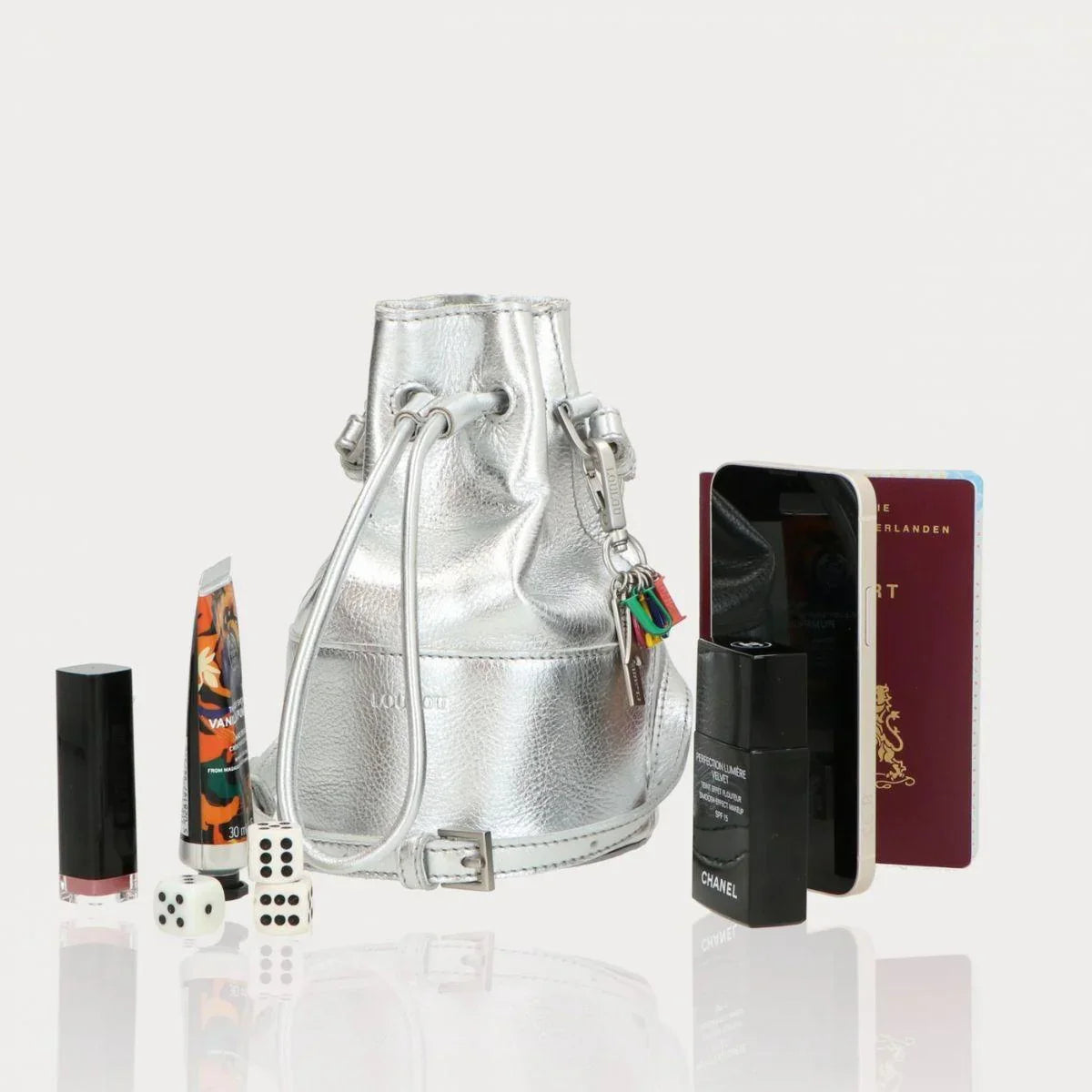 LouLou | Noa | Leren Crossbody tas