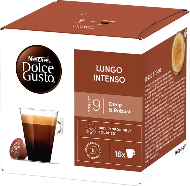 NESCAFÉ Dolce Gusto Lungo Intenso kaffekapsler (16 stk)