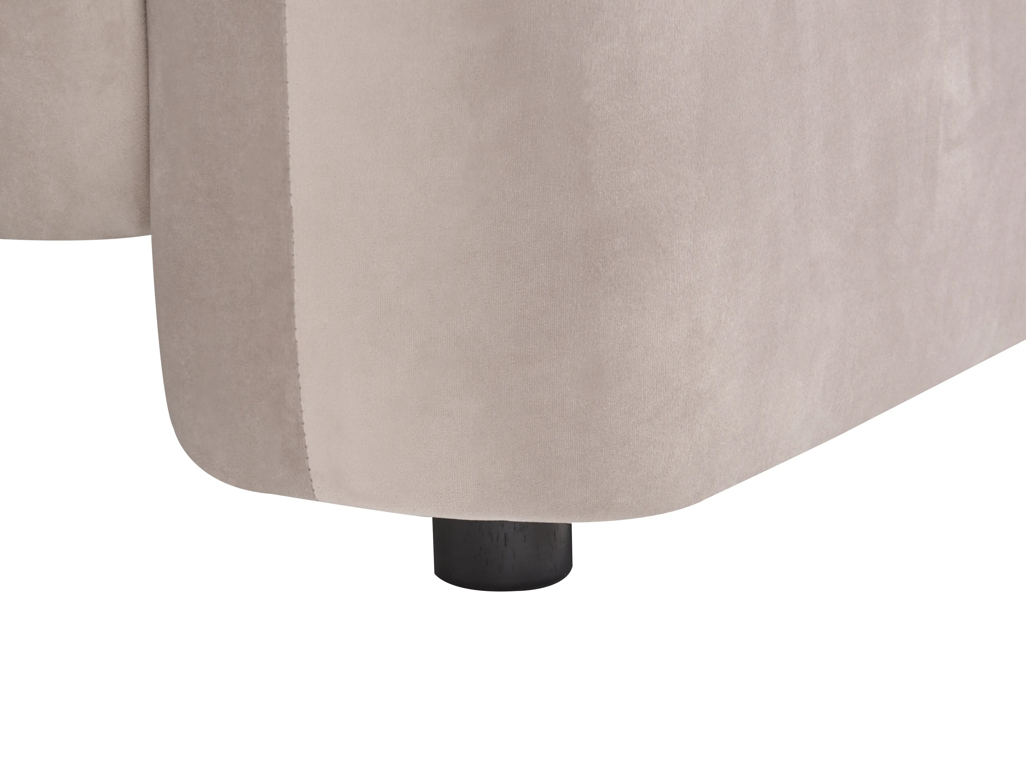 Bankenset 5-zits LEIREN Fluweel Taupe