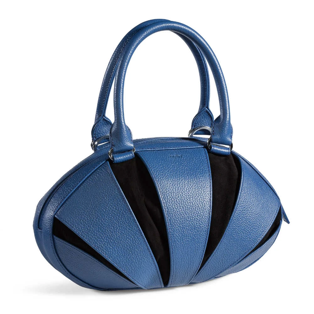 Tulip Wallet Flat Black / Cobalt Tulip