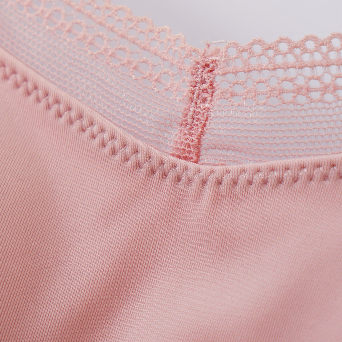Gina Benotti Damen Seamless-Bustier mit Spitze rosa