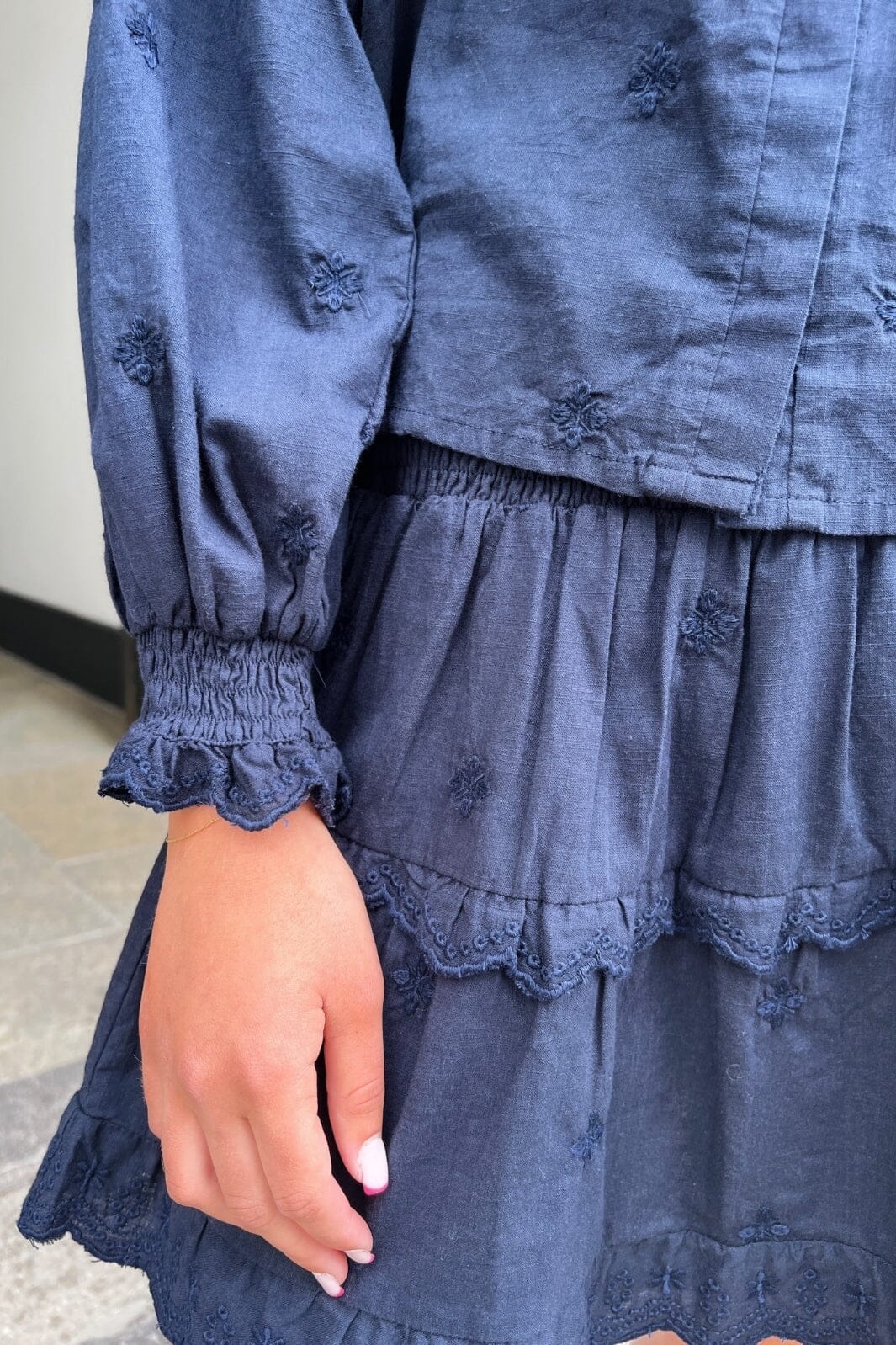 Neo Noir Lando Skirt navy