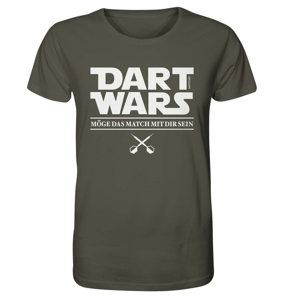 DartSturm - Dart Wars Weiß - Organic Shirt
