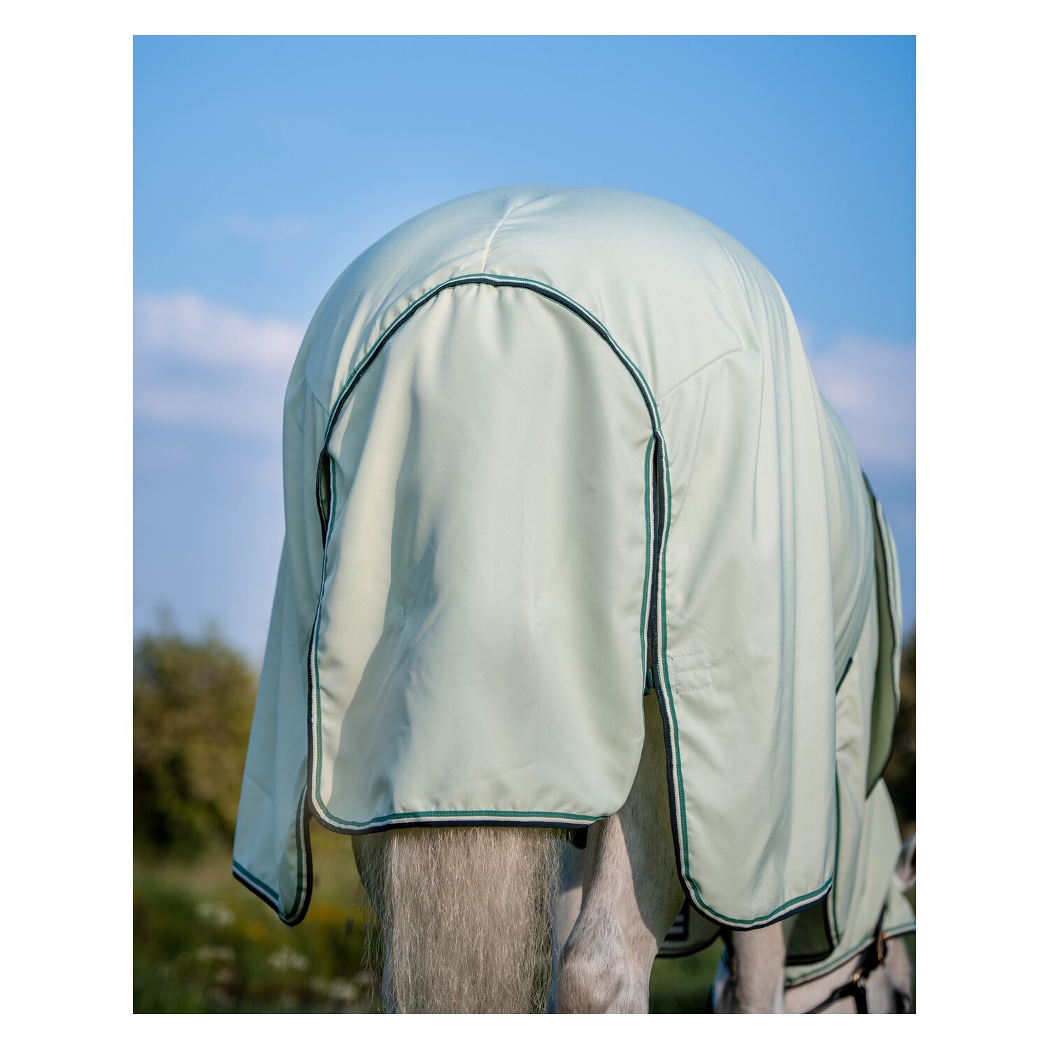 HORSEWARE Fliegendecke RAMBO Hoody XL  - green/sage