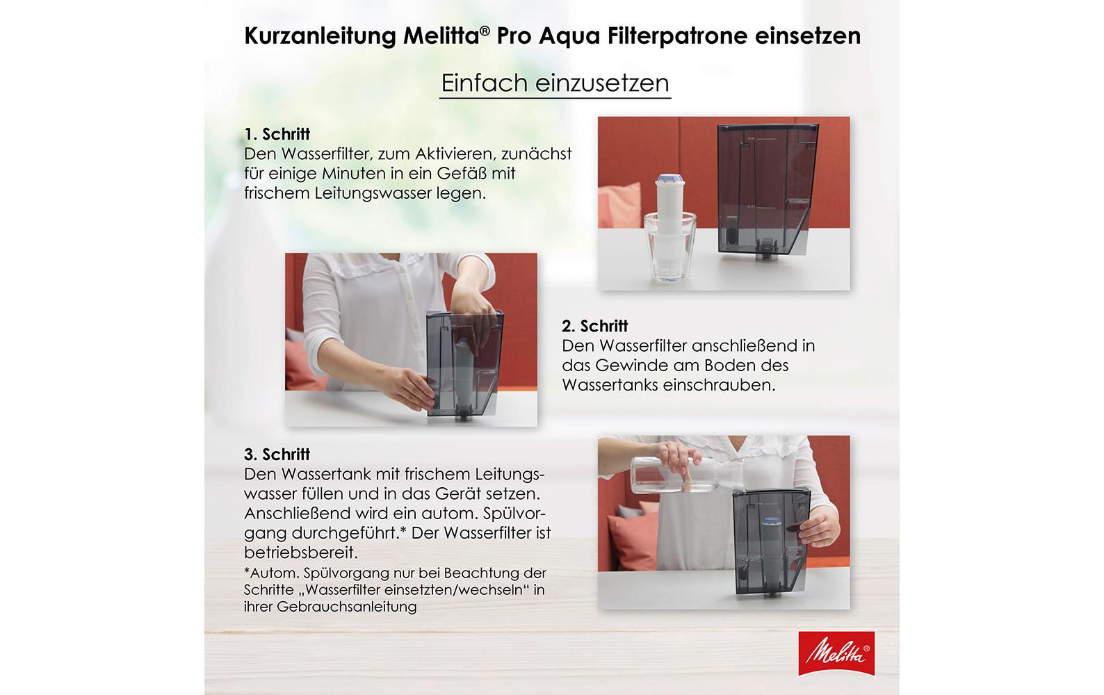 Filterpatrone Pro AquaFilterpatrone für Kaffeevollautomaten