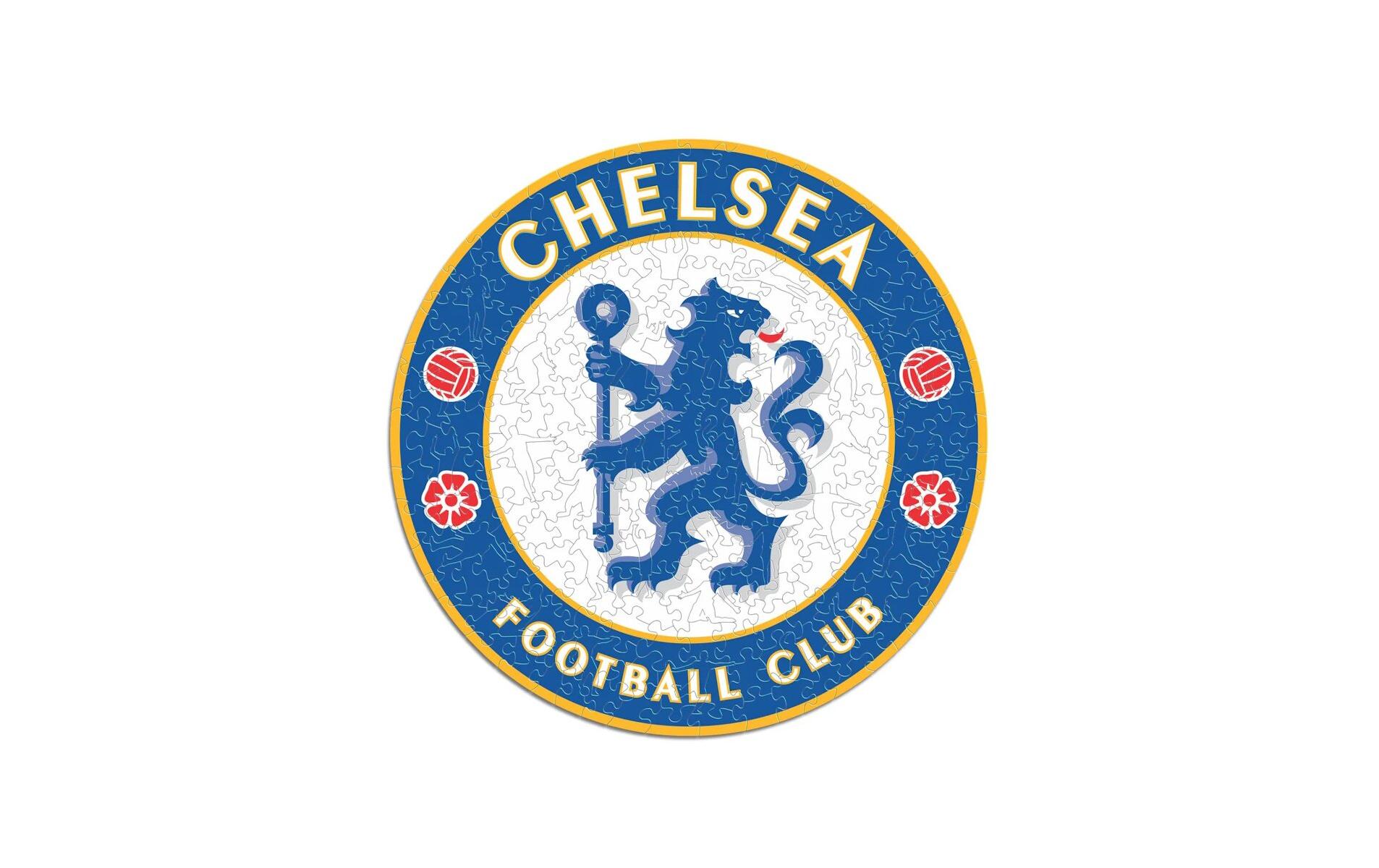 Chelsea FC LogoOffiziell lizenziertes Holzpuzzle, Grösse M