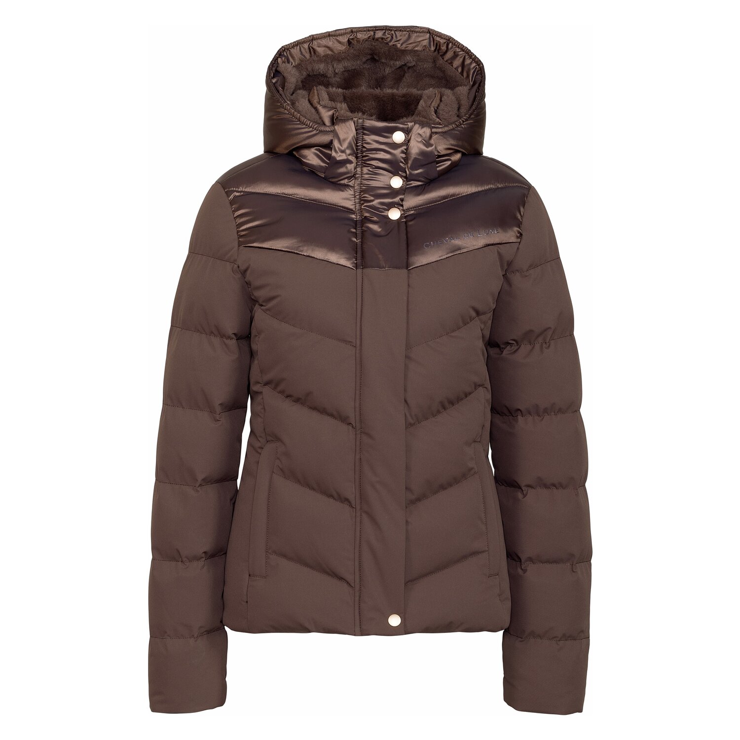 Cheval de Luxe Steppjacke Limoges - chocolate - XXL
