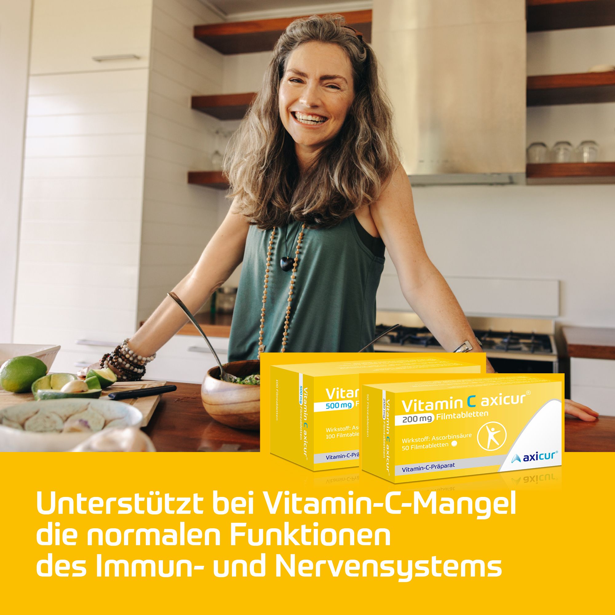 Vitamin C axicur® 200 mg Filmtabletten