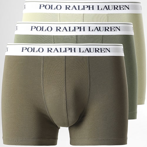 Lot De 3 Boxers Vert Kaki