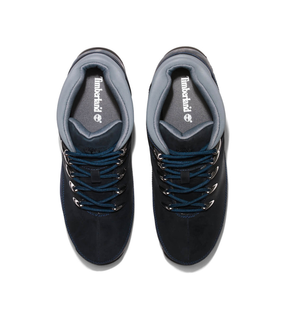 Botas Timberland Euro Sprint Mid Lace em Couro, Azul