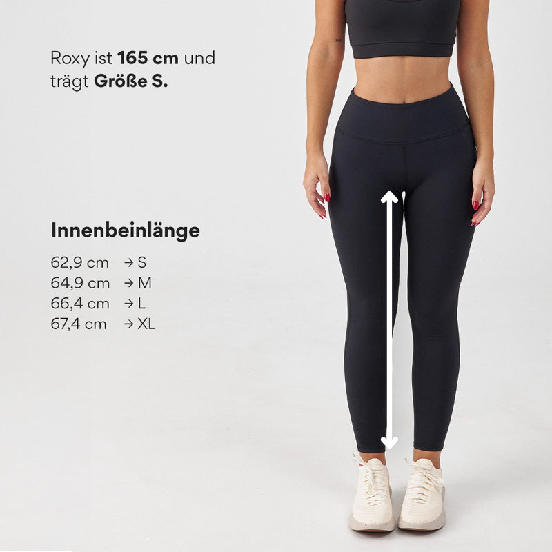 Thermoleggings Damen Schwarz