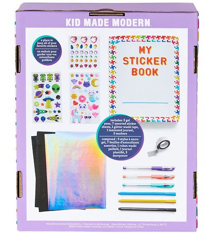Kid Made Modern Creative Set - Sticker-Sammelalbum