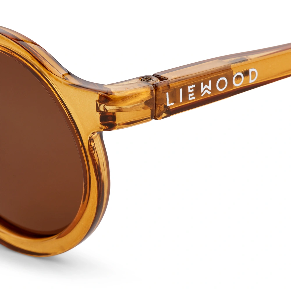 Sonnenbrille DARLA - TRANSPARENT in mustard