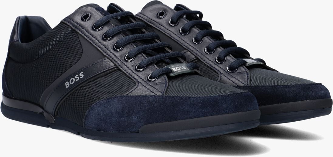 BOSS blauwe boss lage sneakers saturn lowp