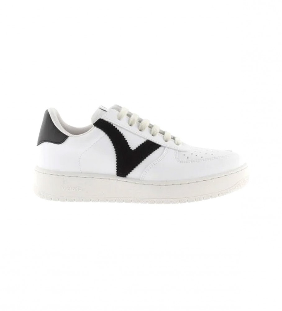 Tênis Victoria Madrid branco, V preto