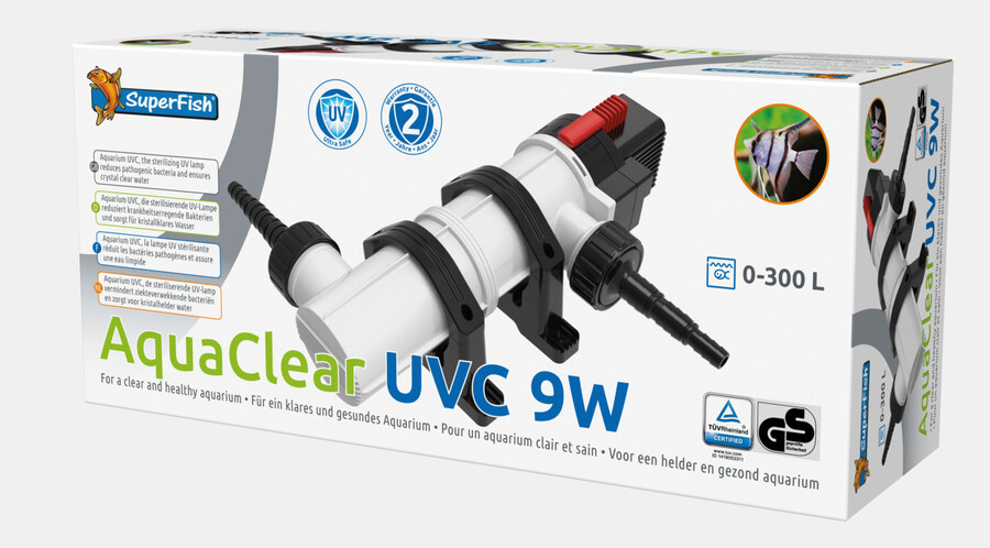 Superfish Aquaclear UV 9W | Compleet UVC-systeem
