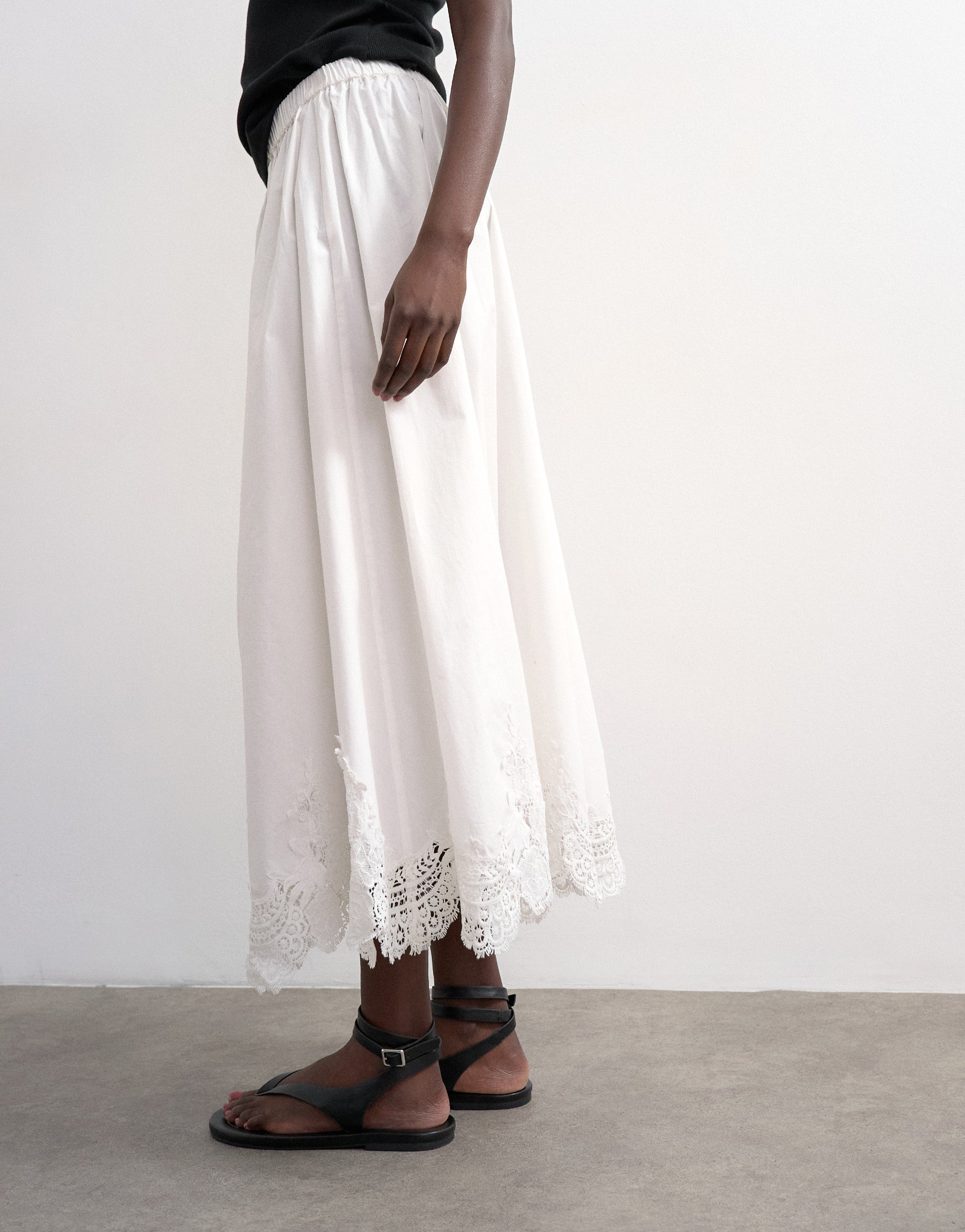 TSLINA Mid rise Lange rok