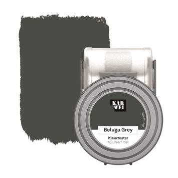 KARWEI Kleurtester muurverf mat 55ml beluga grey