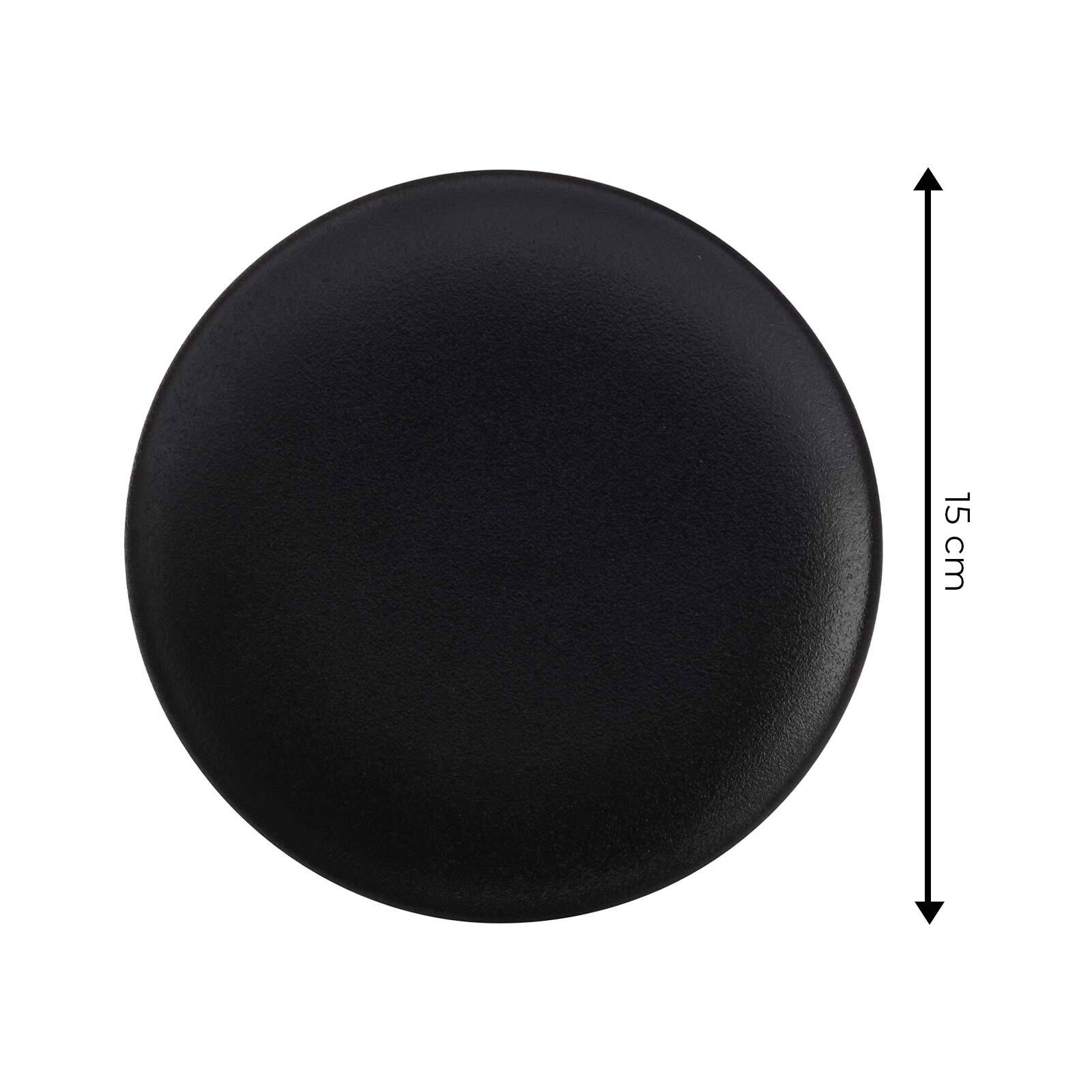 Maxwell & Williams Brotteller Caviar Black ø 15 cm 10er Set
