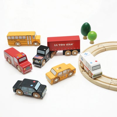 Le Toy Van New York Bilsett 6 Stk