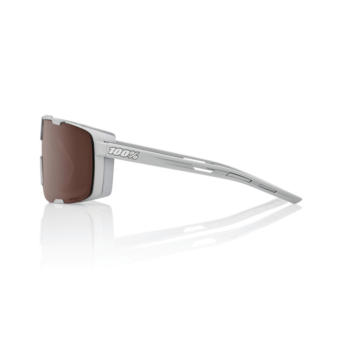 100% Eastcraft Sport Zonnebril Grijs met HiPER Crimson Silver Mirror Lens