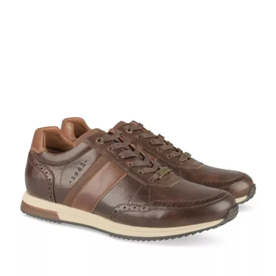 Baskets MARRON DENIM SIDE