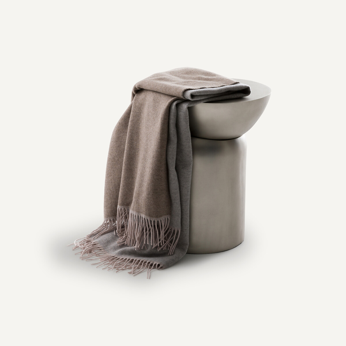 AM.PM<br>Manta com franjas em cashmere e pura lã, Alya
