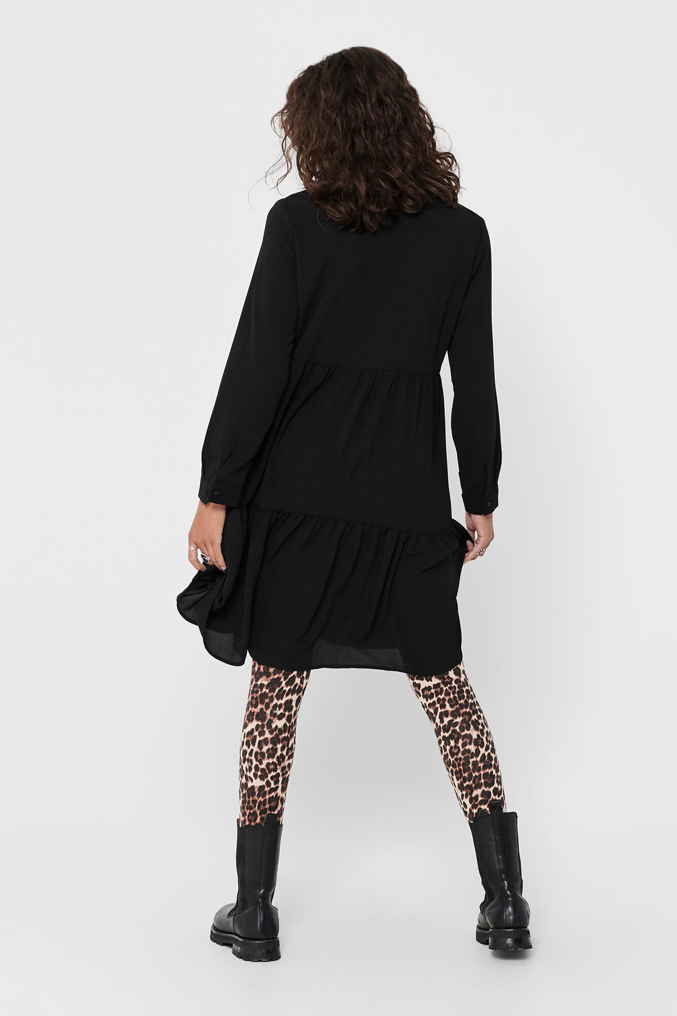 vestido camisa midi