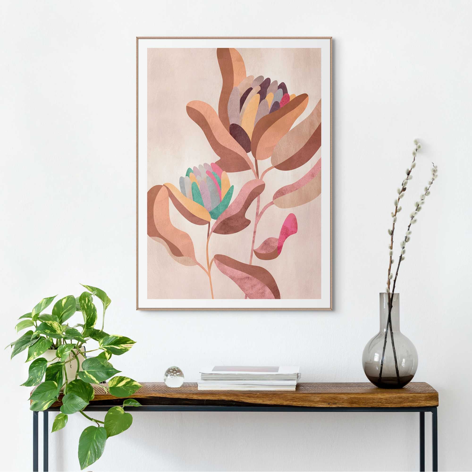 Reinders! Bild mit Rahmen »Earth Flowers«