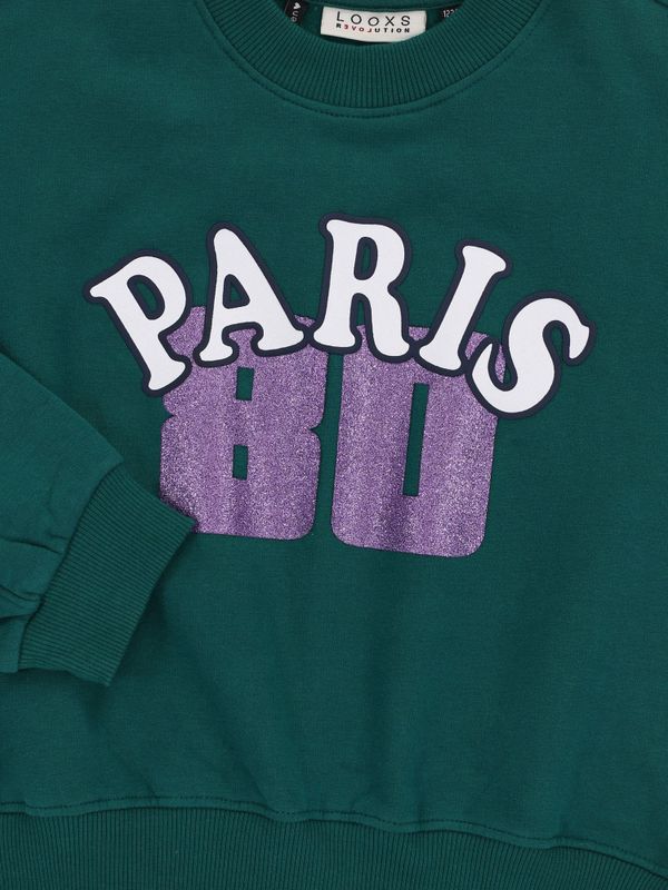 Looxs - Revolution 2531-5318 - Sweater - Donkergroen