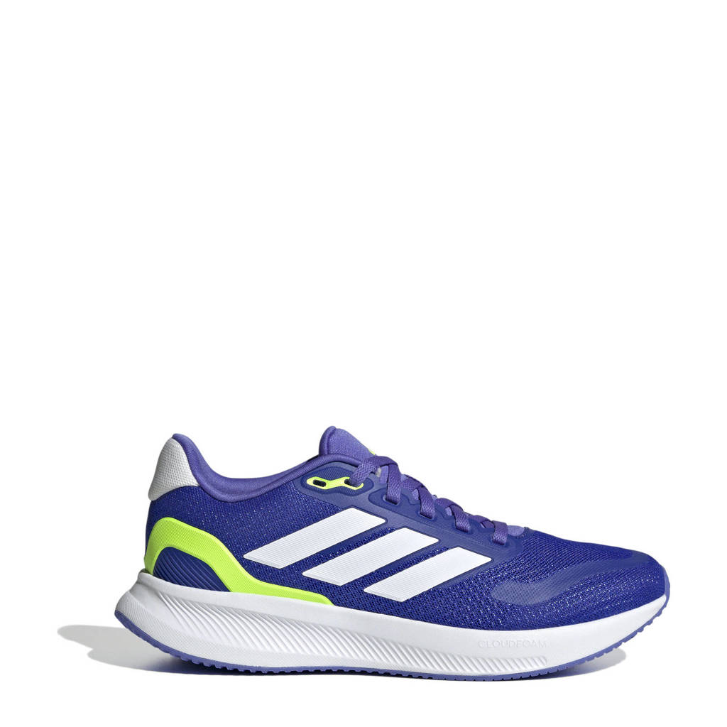 adidas Runfalcon 5 sneakers kobaltblauw/wit/geel