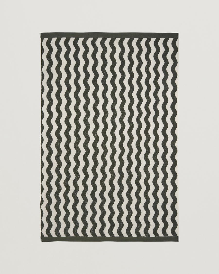 OAS Forest Waver Towel Green/White
