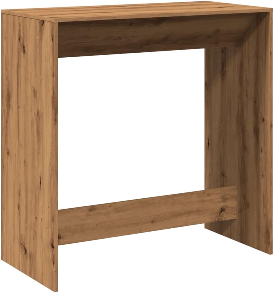 Bartisch Artisan-Eiche 102x50x103,5 cm Holzwerkstoff Bartisch, Bistrotisch Bartheke für Hausbar, Wohnzimmer und Esszimme