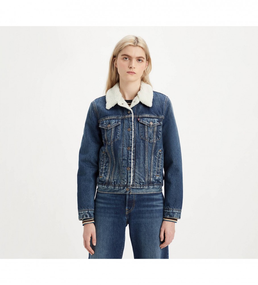 Calça jeans azul Levi’s Hunter Sherpa Trucker