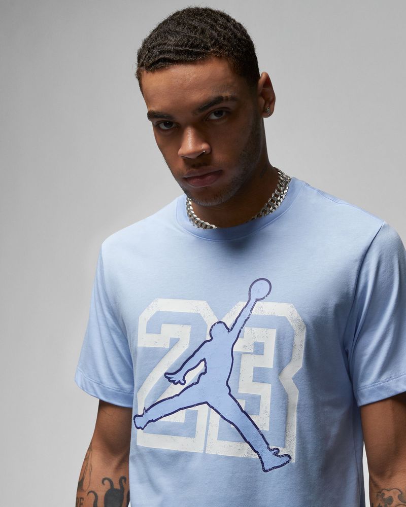 T-shirt Nike Jordan Bleu pour homme