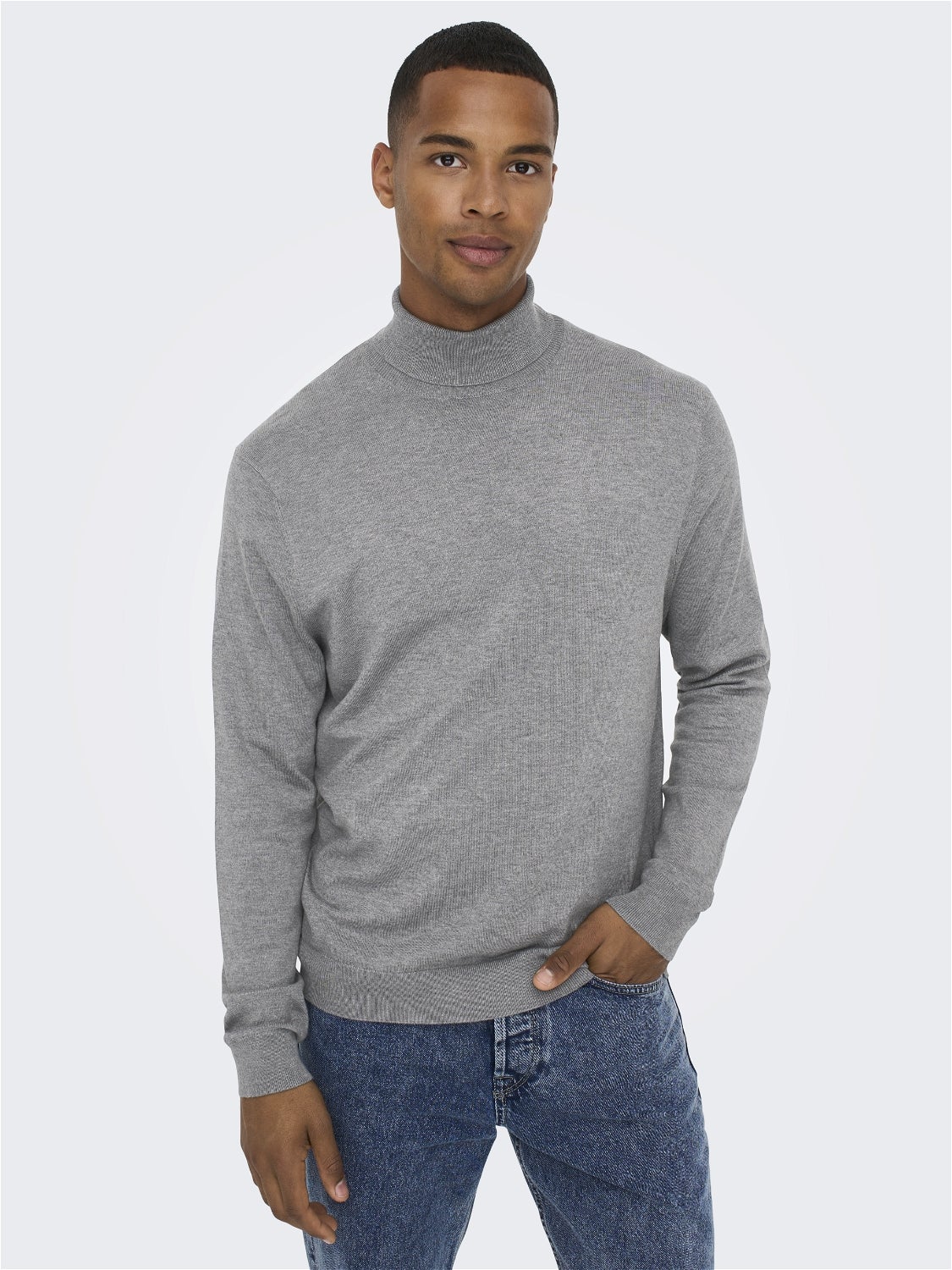 ONSWYLER Pullover Medium Grey Melange