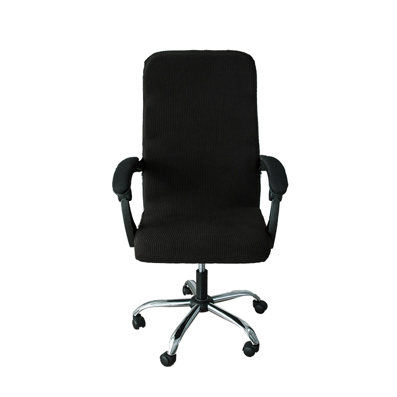 Elastischer Bürostuhl Bezug Gaming Stuhl Schutz Husse Cover - Schwarz