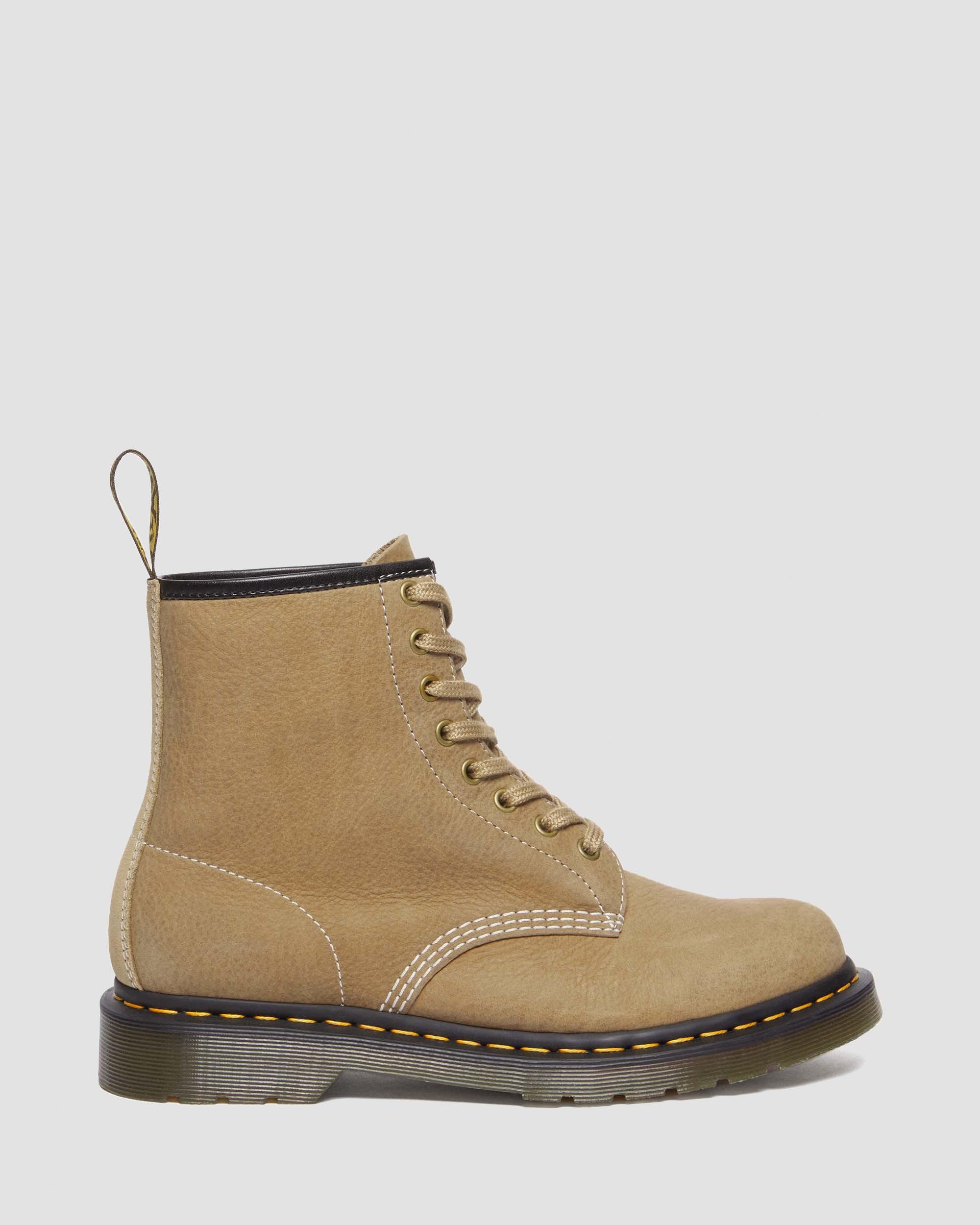1460 Tumbled Nubuck Leather Lace Up Boots