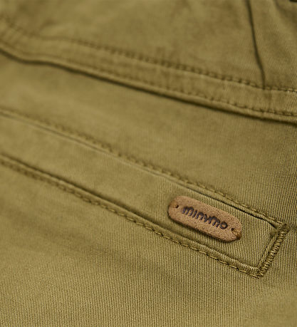Minymo Shorts - Twill - Olive Mord