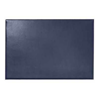 L'Agenda Moderne Satiny - Sous-main simple - 56 x 38 cm - bleu marine - Quo Vadis