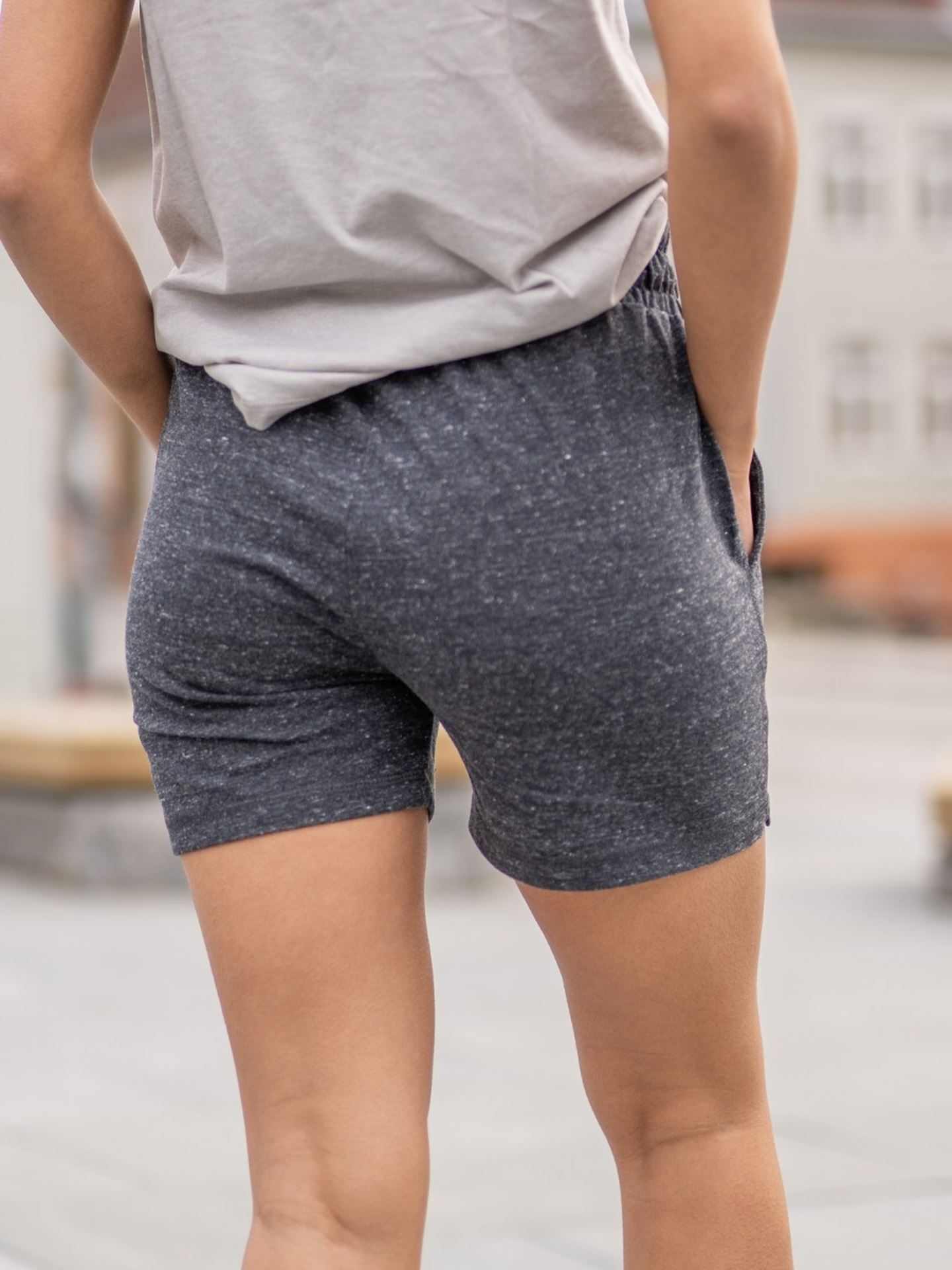 Chestine Melange Sweat Shorts